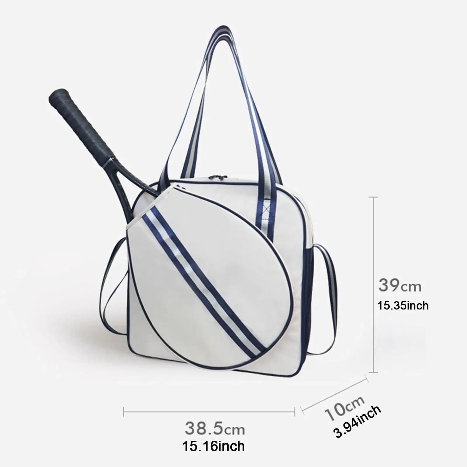 Tennis Tote Bag Tennis Handbag Women Men Versatile Professional Adjustable Shoulder Strap Equipment Crossbody Bag Racket Bag