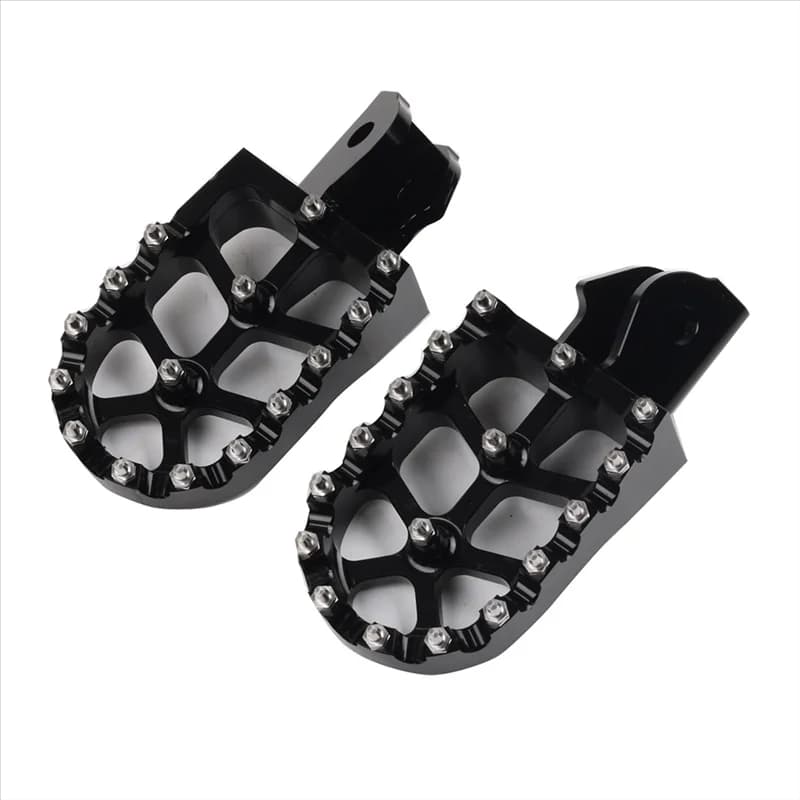 Pedane poggiapiedi per moto classiche Pedane Pedale di riposo per Sur Ron Surron Light Bee XS Bici fuoristrada (Nero) Accessori
