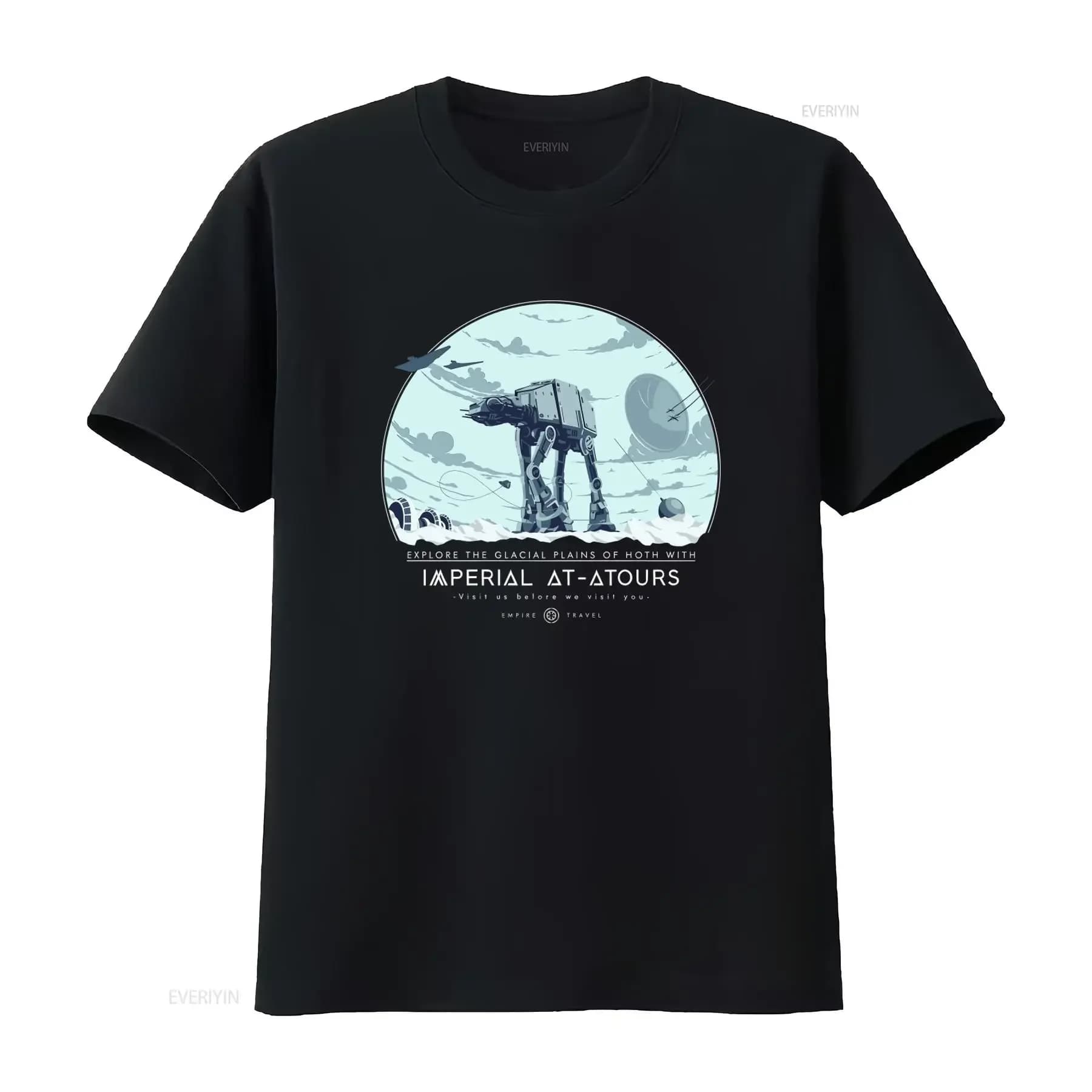 Explore Hoth with Imperial AT ATours T Shirt Sci Fi Movie Inspired Galactic Empire Space Adventure Apparel vintage Washed