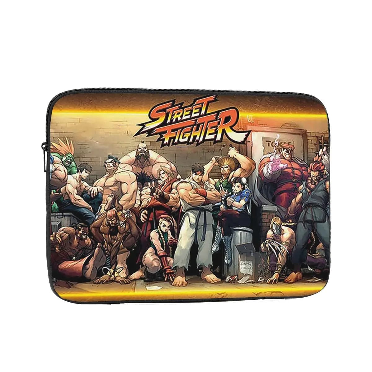 Ritratti difettosi Custodia protettiva per laptop Super Street Fighter Borsa per notebook Borsa per tablet Custodia antiurto