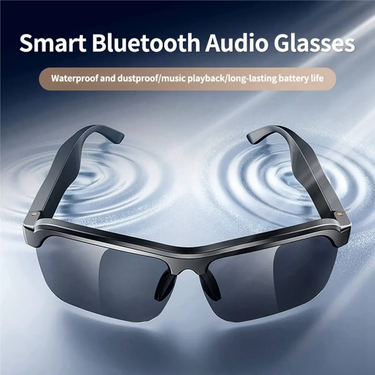 Friendly!AI Smart Glasses Support Translation Touch Sport Anti Blue Sunglasses Bluetooth Call Music Player for Men Women