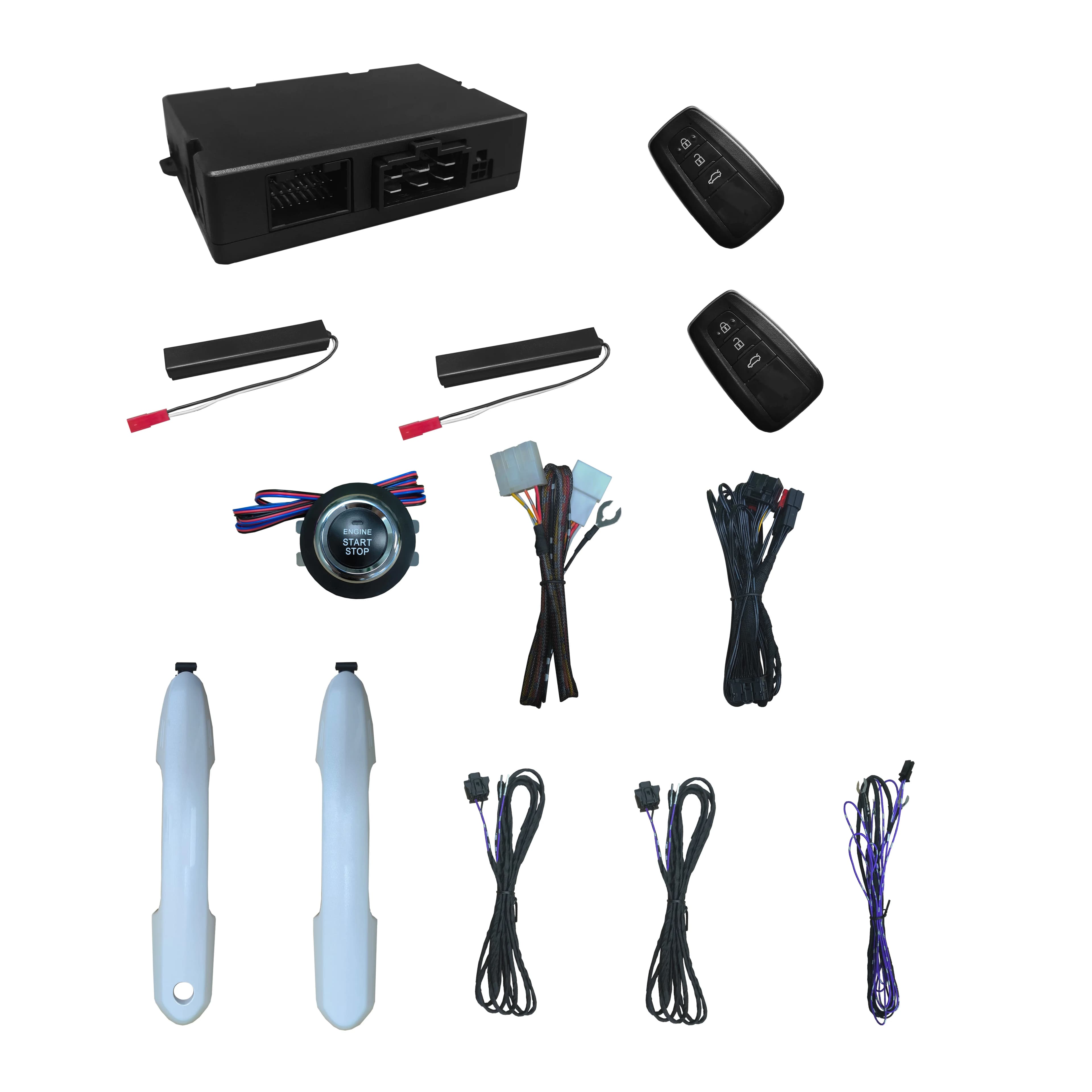 Plug and Play per RAV4 2020+ Smart Key Maniglia per porta Controllo Comfort Sistema di accesso Pulsante Avviamento motore Arresto Avviamento remoto