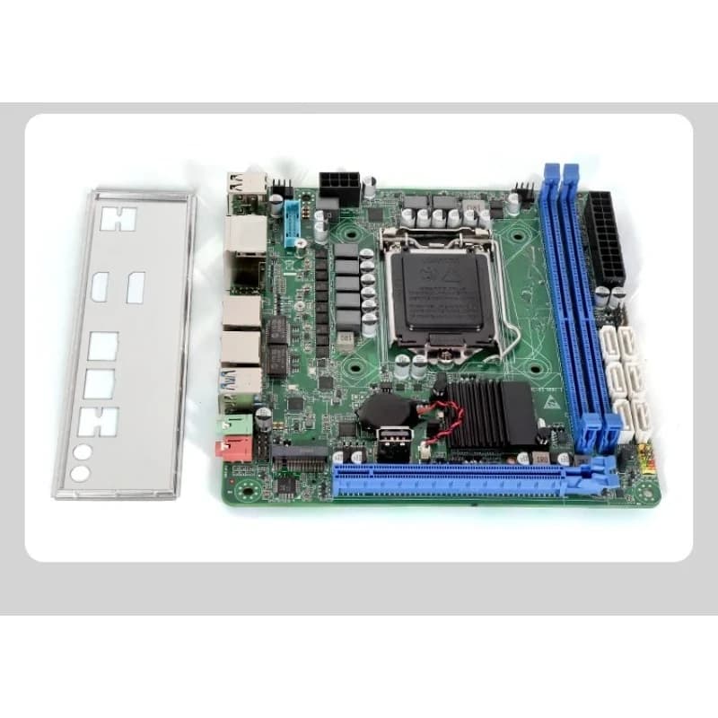 B560 NAS ITX 6-seat Black Synology Industrial Control Computer Soft Routing Storage Server 10th to 11th Generation Motherboard