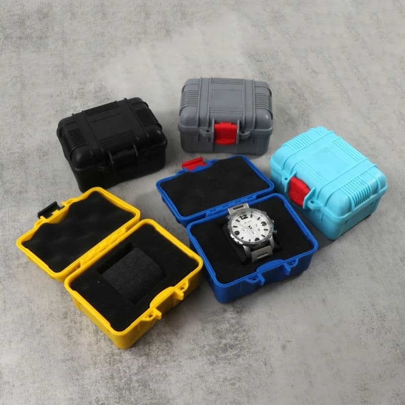 Stylish Watch Protective Case With 1 Slots Watch Protective Box Clock Holders Clock Organizer Waterproof Watches ABS Material