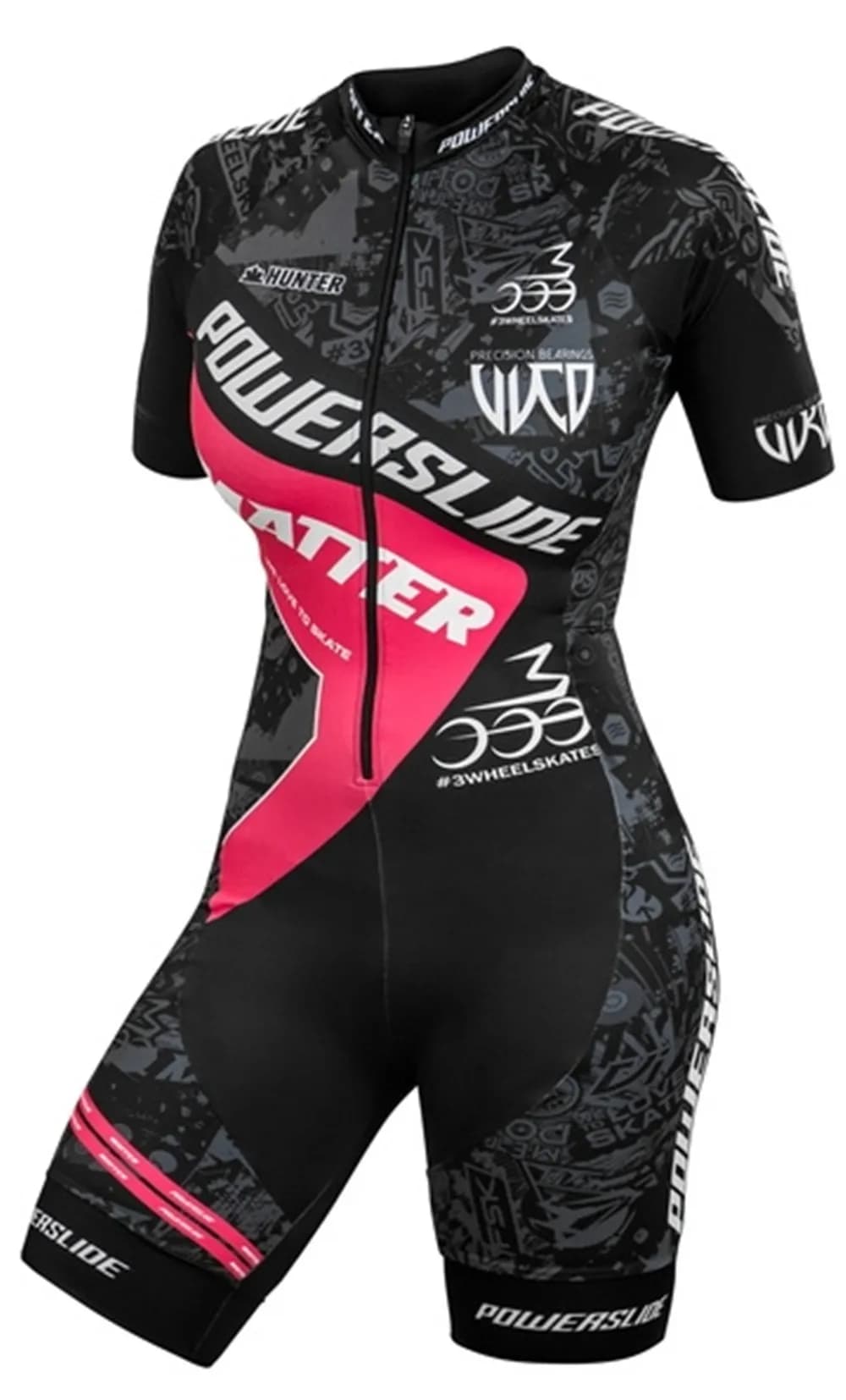 Powerslide Vrouwen Schaatsen Korte Mouw Schaatsen Pak tuta Roupa Ciclismo in linea Schaatsen Triathlon Race Kleding