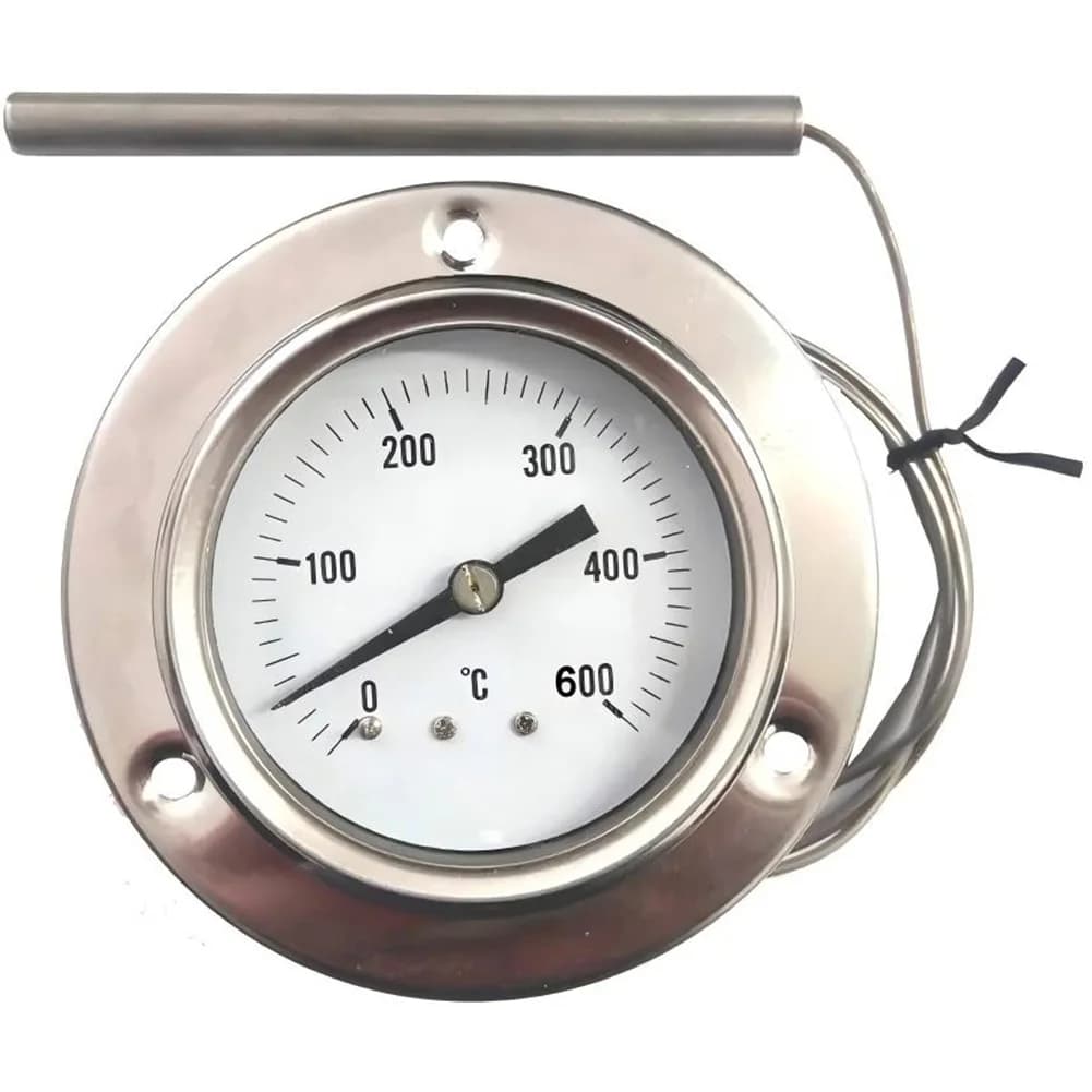 Termometro da forno in acciaio inossidabile con sonda 0-500 ℃ Griglia Barbecue Stufa Termometro Calibro Caldaie Strumento di misurazione della temperatura