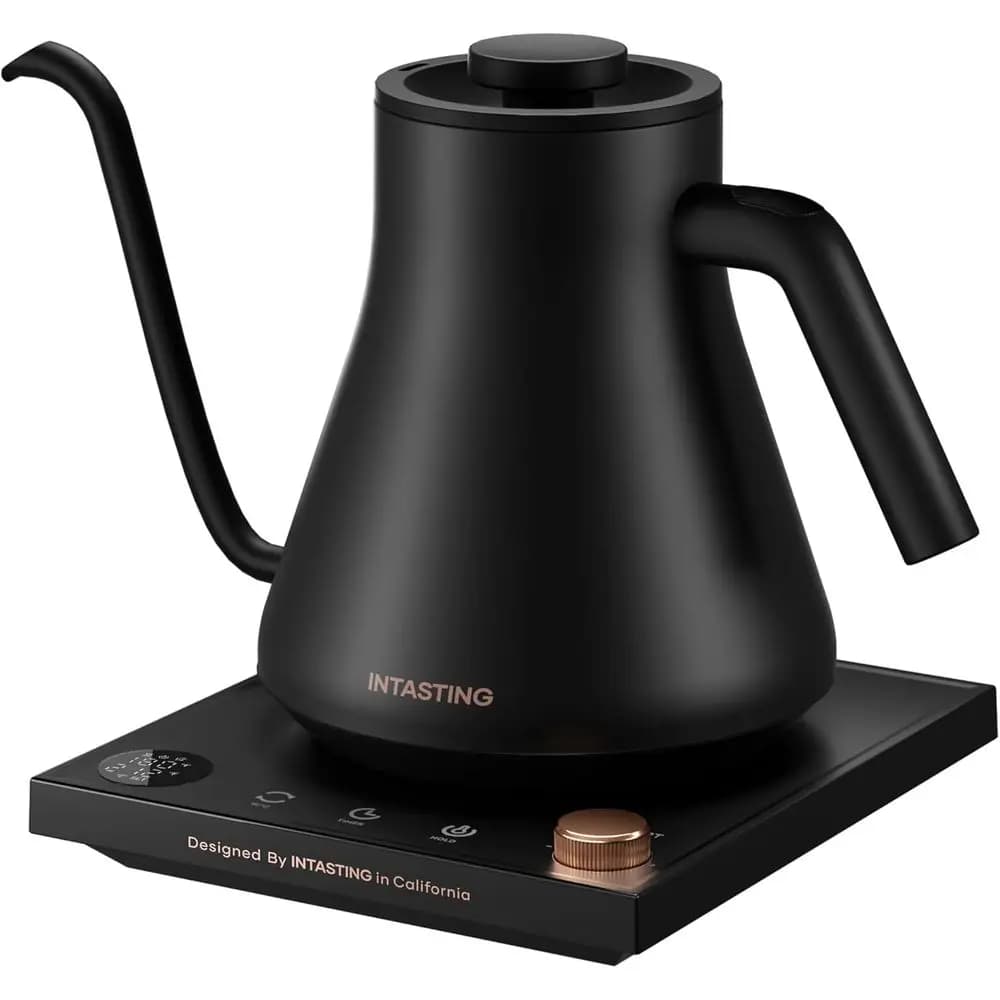 Bollitore Elettrico con Controllo Preciso della Temperatura, Acciaio Inossidabile, 0,9L, Riscaldamento Rapido per Caffè, Tè, Acqua Calda