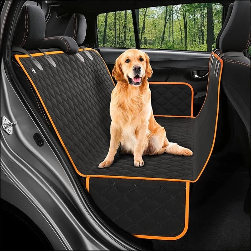Coprisedile per auto per animali domestici Tappetino protettivo universale per sedile posteriore per cani antiscivolo impermeabile per viaggi su strada Animali domestici di famiglia Accogliente e durevole