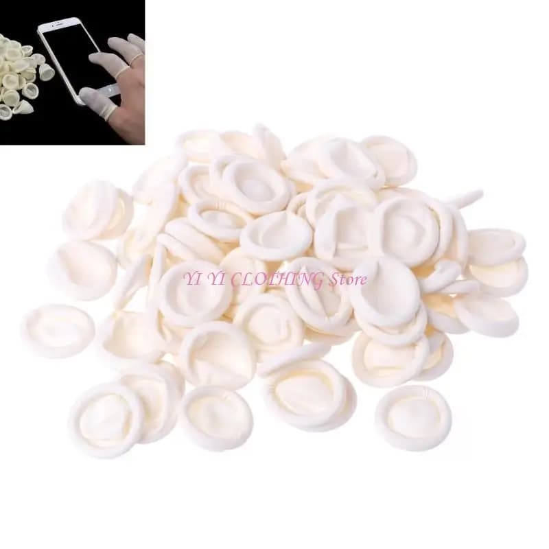 N5KF 100 Pz Usa E Getta Lattice Copertura per le Guanti Gomma Naturale Antistatici Culle per Guanti per Le