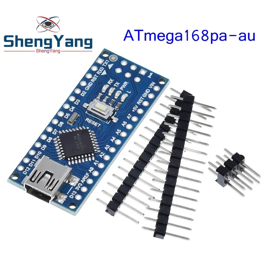 1/3PCS Controller TZT Nano Atmega168 compatibile con Arduino Nano Atmega168PA-AU CH340 CH340C sostituisce il driver USB CH340G