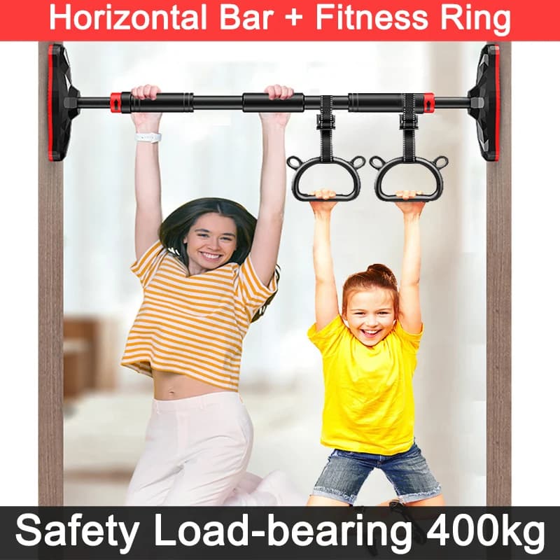 Adjustable traction bar 140-180 cm per door, traction bar, upper body workout, no screw installation for gym exercises at home