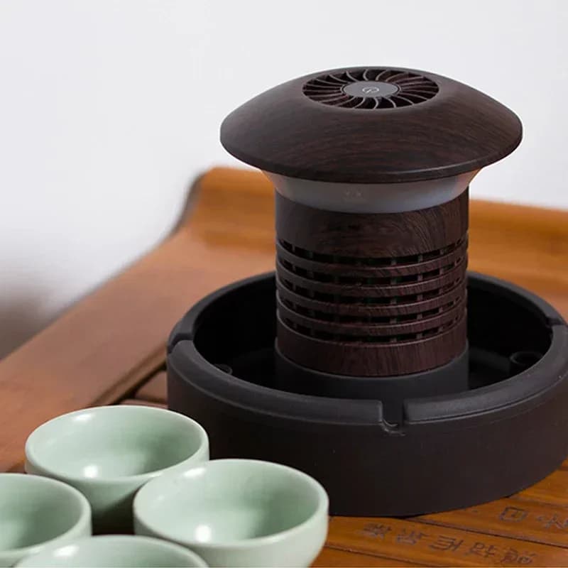 Purificatore d'aria da tavolo utilizzato purificatore posacenere in gel di silice per la rimozione del fumo