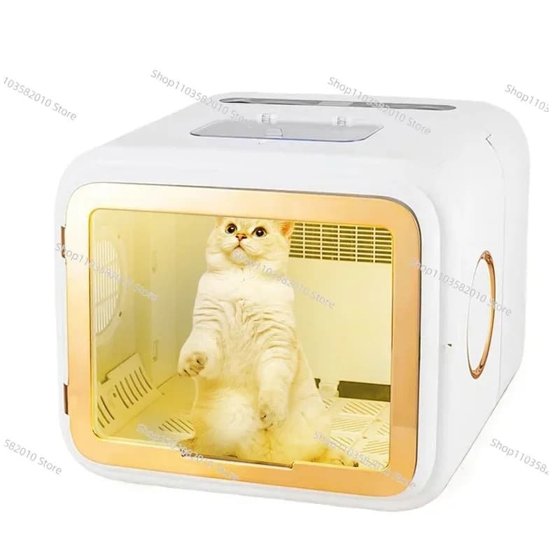 Asciugatore per animali domestici con controllo intelligente della temperatura, pieghevole, per la pulizia a secco e l'asciugatura del pelo, adatto per la bellezza domestica di cani e gatti