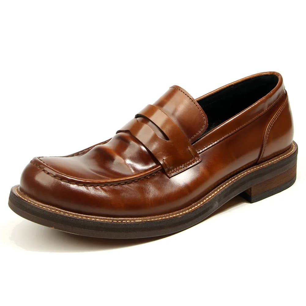 Scarpe formali da uomo in vera pelle Scarpe da lavoro in pelle di vacchetta fatte a mano Scarpe eleganti da uomo mocassini da sposa di lusso di fascia alta