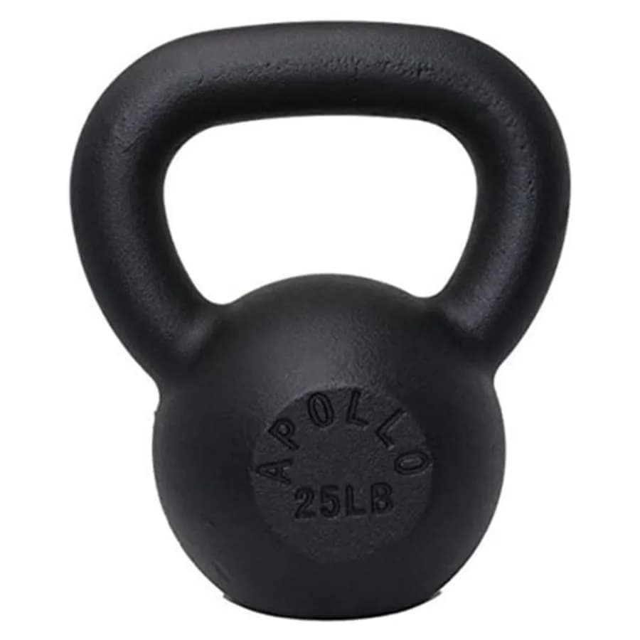 Kettlebells in solid cast iron 25 pounds, ideal for strength training, build muscles