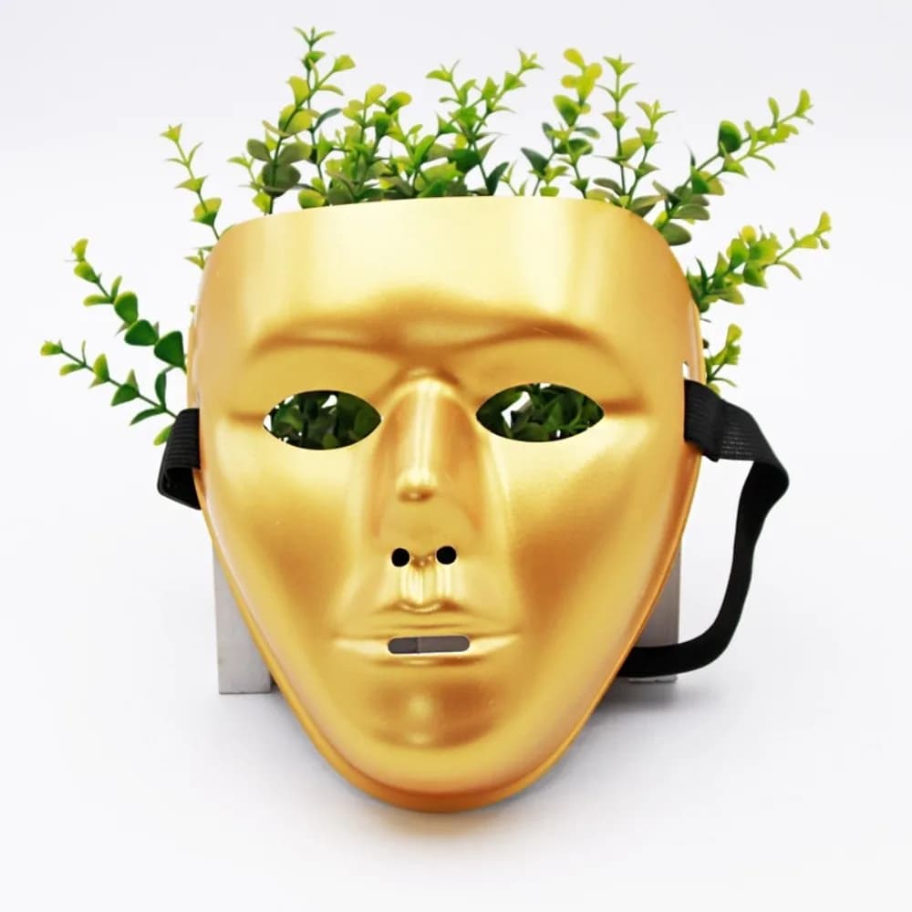New Full Face Phantom Dancer Mask Photo Prop Party Props Halloween Mask Adjustable Elastic Cosplay Party Mask Women Men