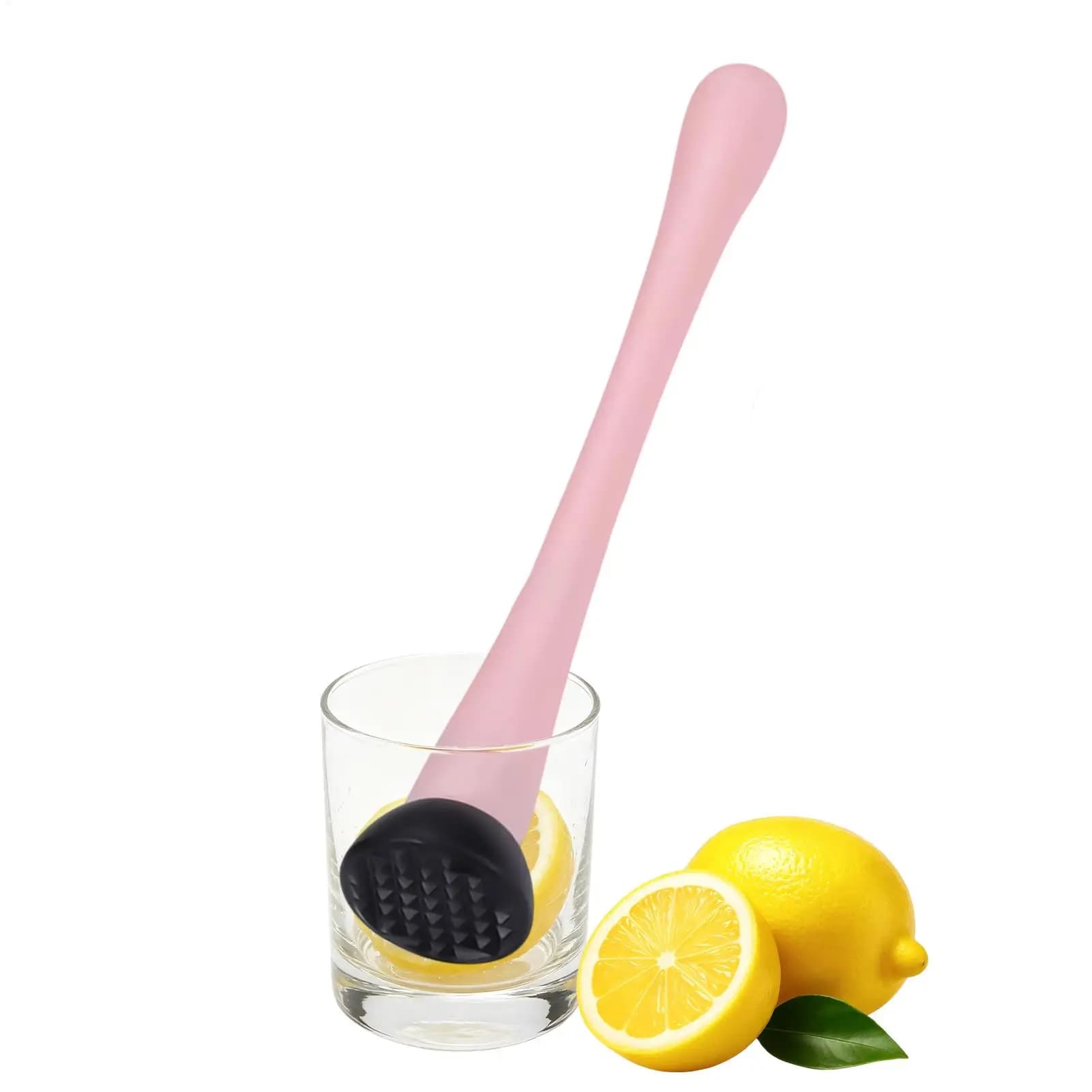 Muddler per Cocktail con Manico Lungo, Leggero, per Frullare Bevande, Frutta, Ghiaccio, per Barman, Drink, Alcolici, Succhi, Feste