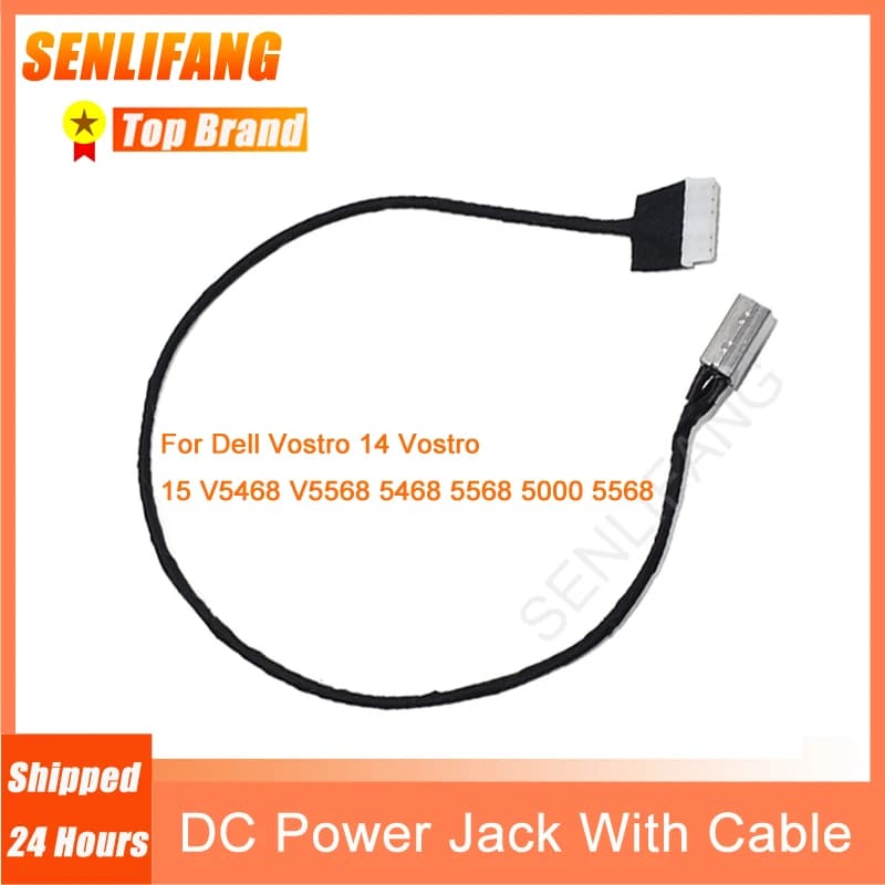 Per Dell Vostro 14 Vostro 15 V5468 V5568 5468 5568 5000 5568 P62F P62F001 P75G P75G001 Jack di alimentazione cc con presa per cavo