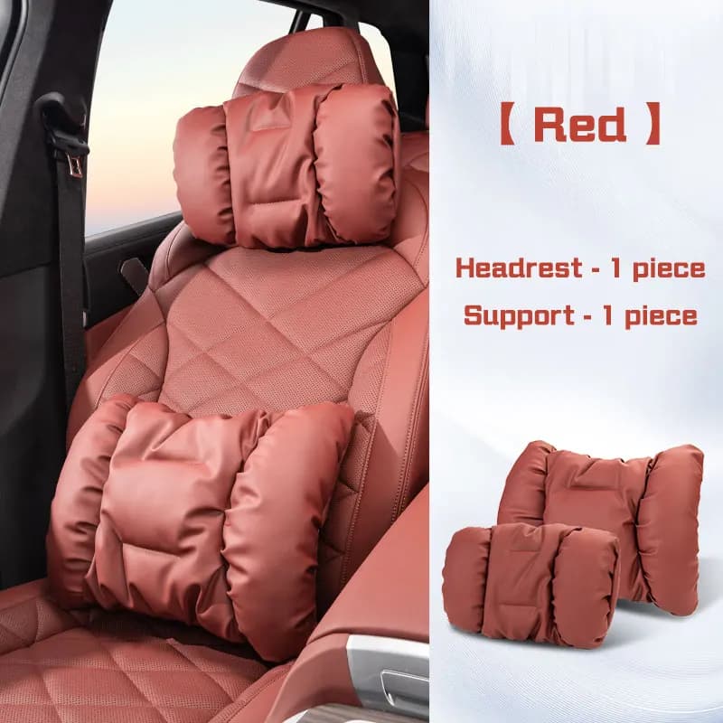 Per Maserati Granturismo Quattroporte Levante Coupe GTS Auto di Lusso Poggiatesta Collo Cuscino Supporto Lombare Comfort In Pelle Morbida