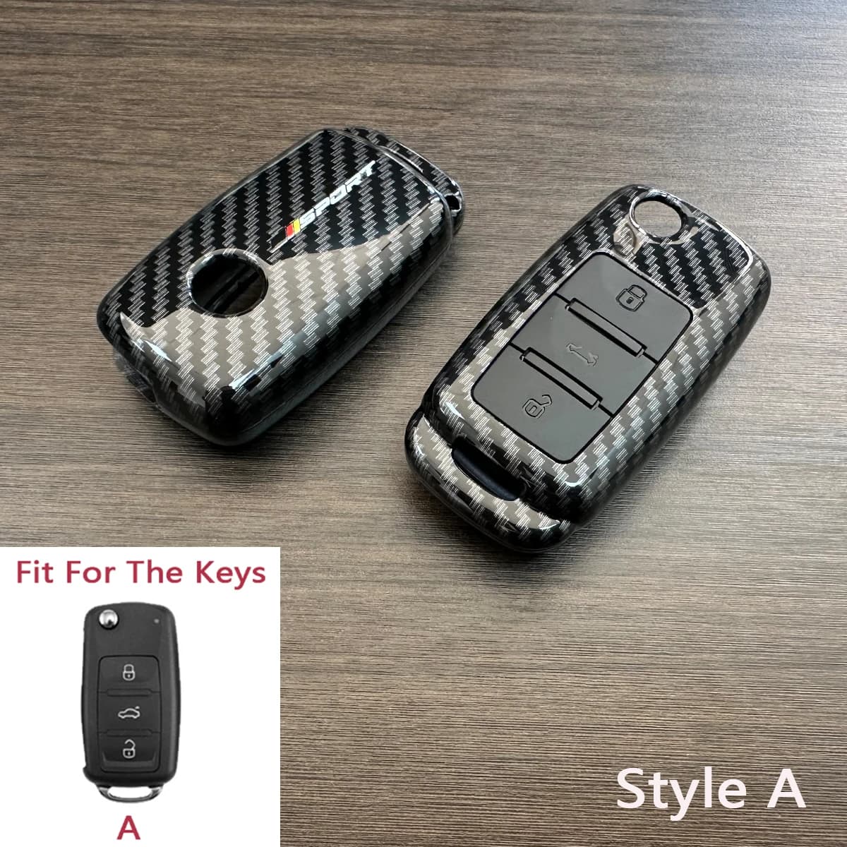 Custodia per chiave auto per VW per Golf 8 7 MK7 per Passat Polo per SEAT Leon Ateca per Skoda Kodiaq Octavia