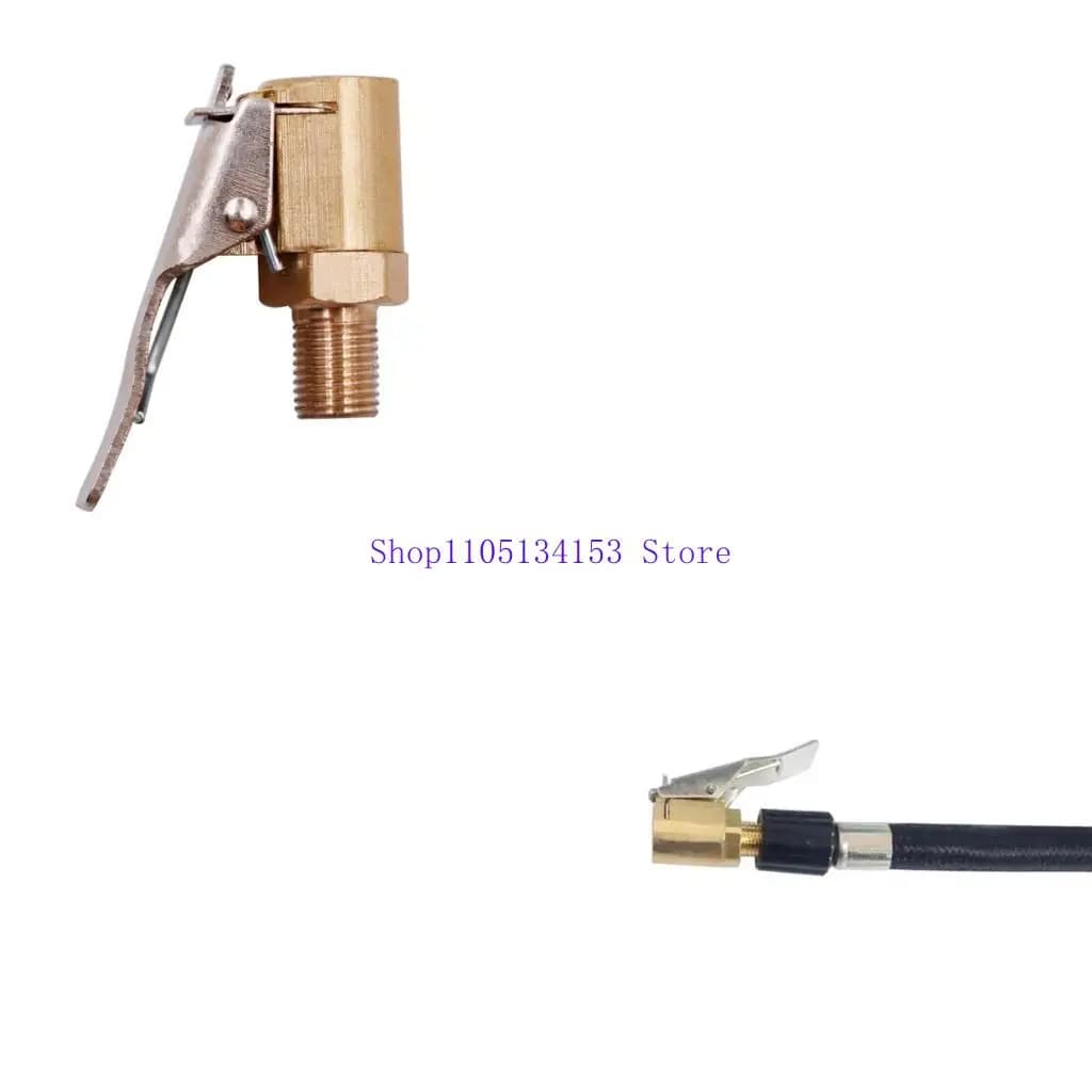hg89 Connettore per valvola gonfiaggio pneumatici per pneumatici per camion con clip per pompa automatica da 82 mm