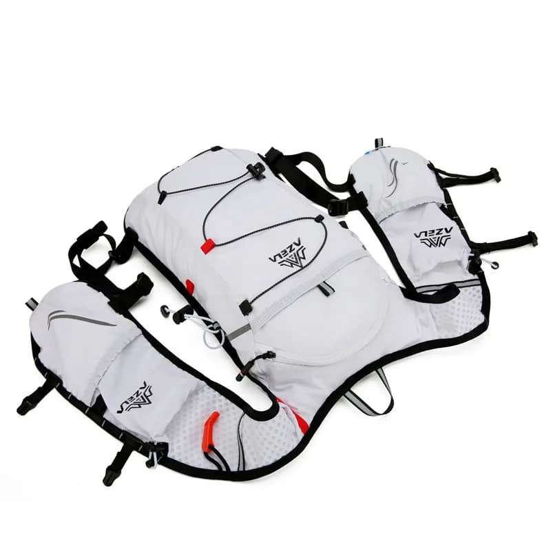Running Hydration Vest Backpack Lightweight Breathable Water Bladder Pack for Trail Marathon Cycling Hiking Climbing Jogging