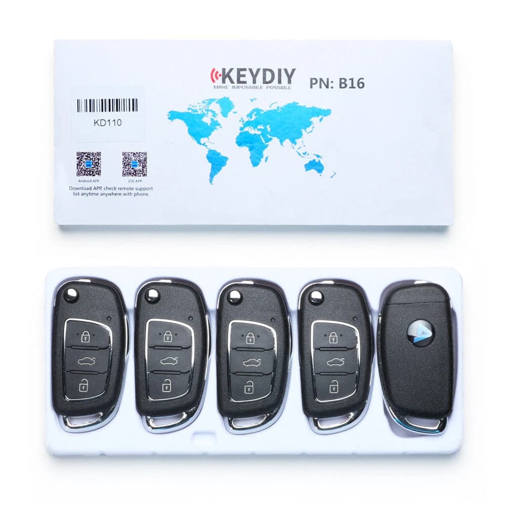 1/5 pz KEYDIY serie B B16 3 pulsanti telecomando universale KD per KD200 KD900 KD900 + URG200 KD-X2 mini KD