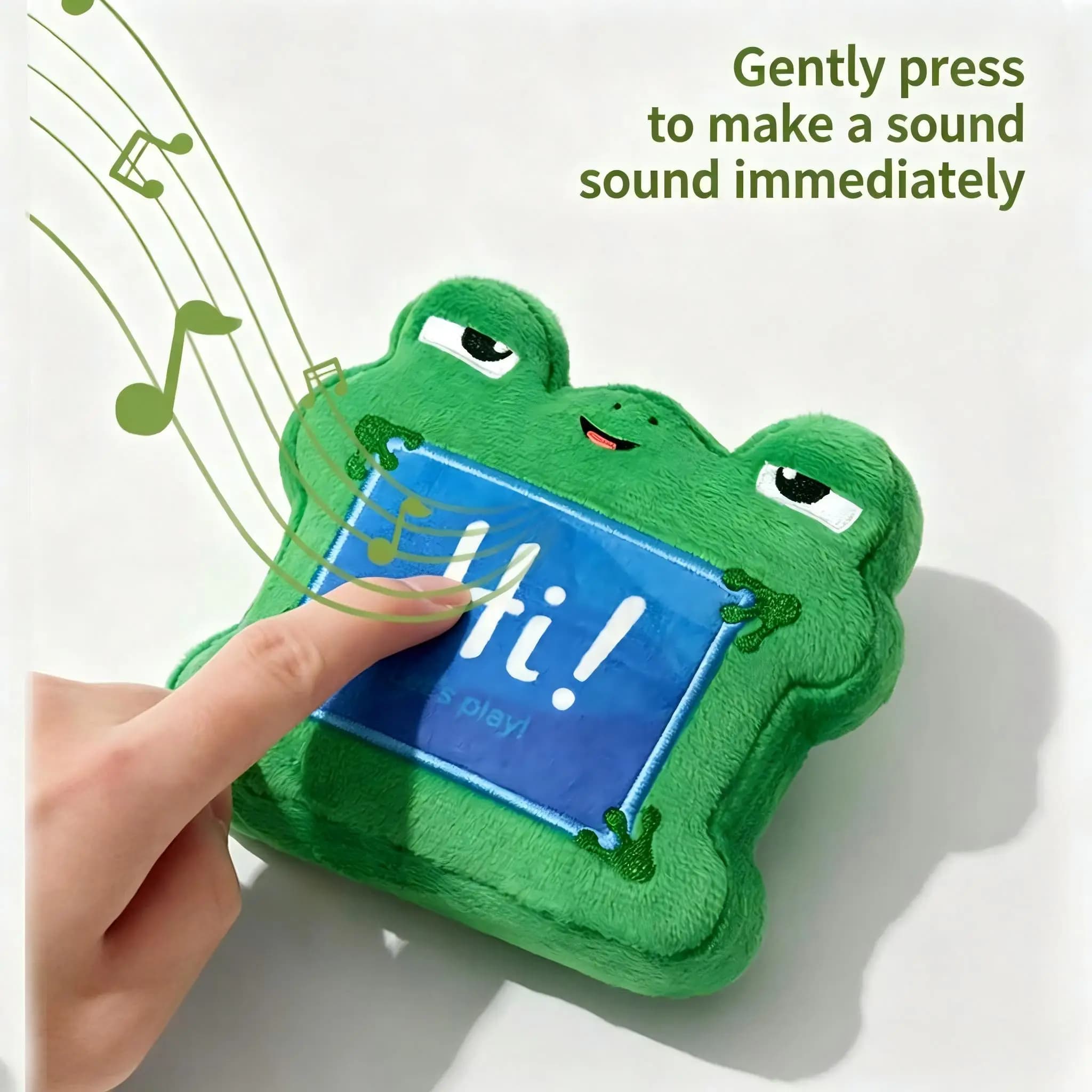 Toy Story 5 Lilypad Plush Toy Cute Frog Animal Expression Stuffed Toy with Sound Effect Soft Pendant Backpack Charm Gift for Fan