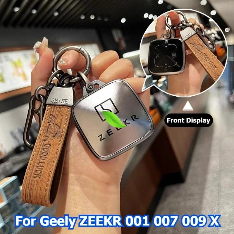 Per Geely ZEEKR 001 007 009 X Chiave Dell'automobile Caso Della Protezione Bluetooth A Distanza NFC Chiave Della Carta di Protezione Fibbia Borsa Portachiavi Accessori