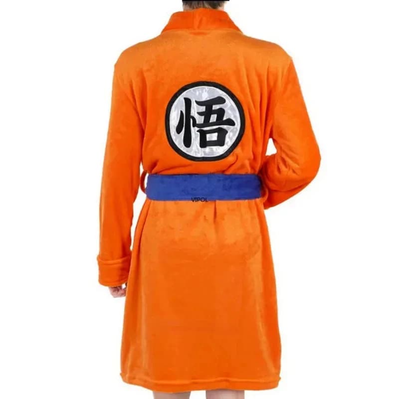 TYV55Anime Son Goku Cosplay Kakarotto Pajamas Adult Children Soft Flannel Bathrobe Men Women Halloween Party Dress UpL]