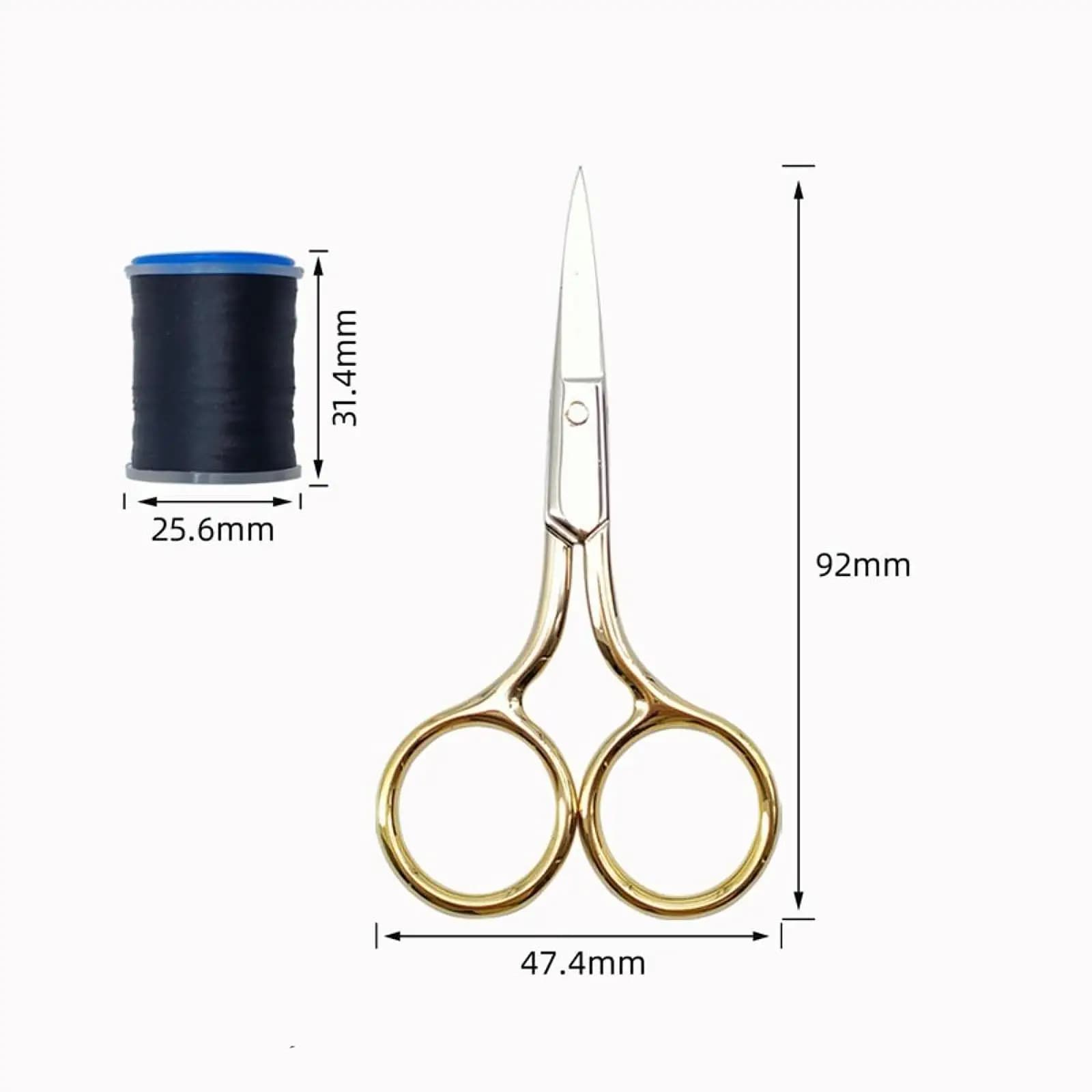 Kit di Attrezzi per la Costruzione di Mosche Artificiali per Principianti con Morsa, Bobina e Forbici