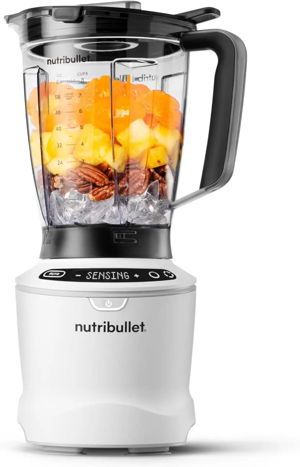 SmartSense blender at 5 full-size speeds, 1400 Watt- Bianco Opaco