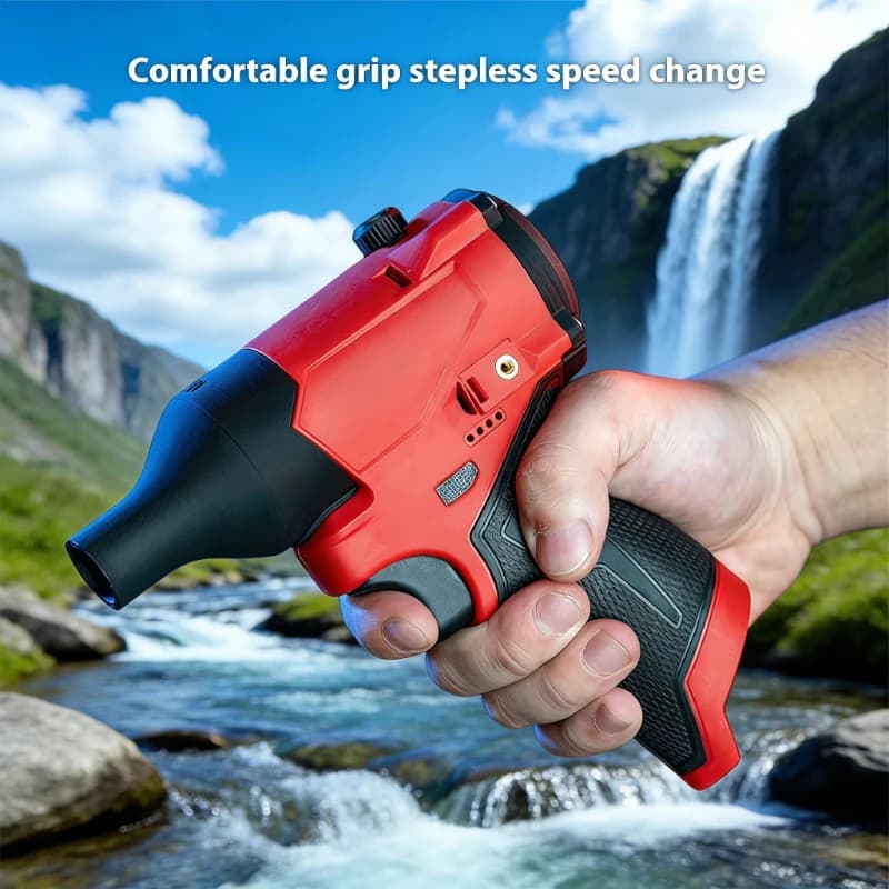 Soffiatore Elettrico Milwaukee M12 Turbojet con Motore Brushless, Soffiatore d'Aria Portatile ad Alta Velocità per Pulizia e Asciugatura
