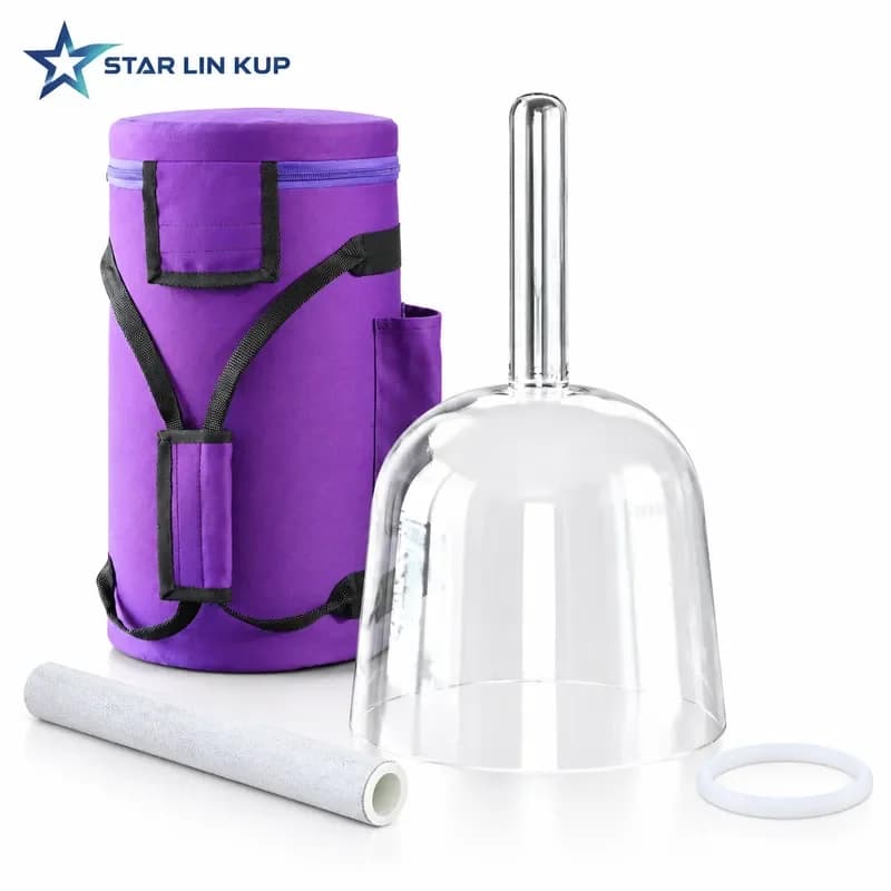 STAR LIN KUP 7 Inch Clear Crystal Singing Bowl Chakra Tuned Hollow Handle C D E F G A B Note Sound Healing Meditation Yoga
