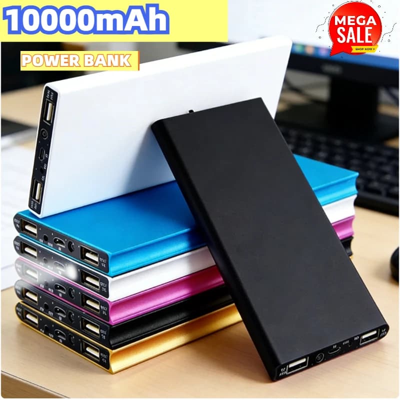 10000mAh portatile Silm Power Bank batteria esterna caricatore del telefono Powerbank ai polimeri per Xiaomi iPhone Samsung Huawei Power bank