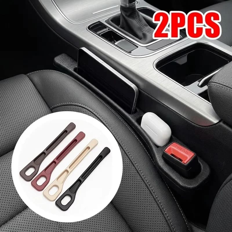 1 Pair Car Seat Gap Plug Strip Leakproof Filler Organizer Waterproof Side Pocket Storage Holder Universal Auto Accessories
