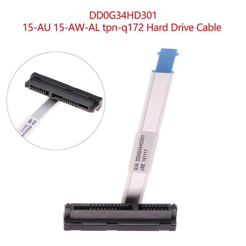 【xxx】For 15-AU 15-AW-AL Tpn-q172 Hard Drive Connector Flex Cable HDD Cable Laptop Repair Replacement Accessories DD0G34HD301