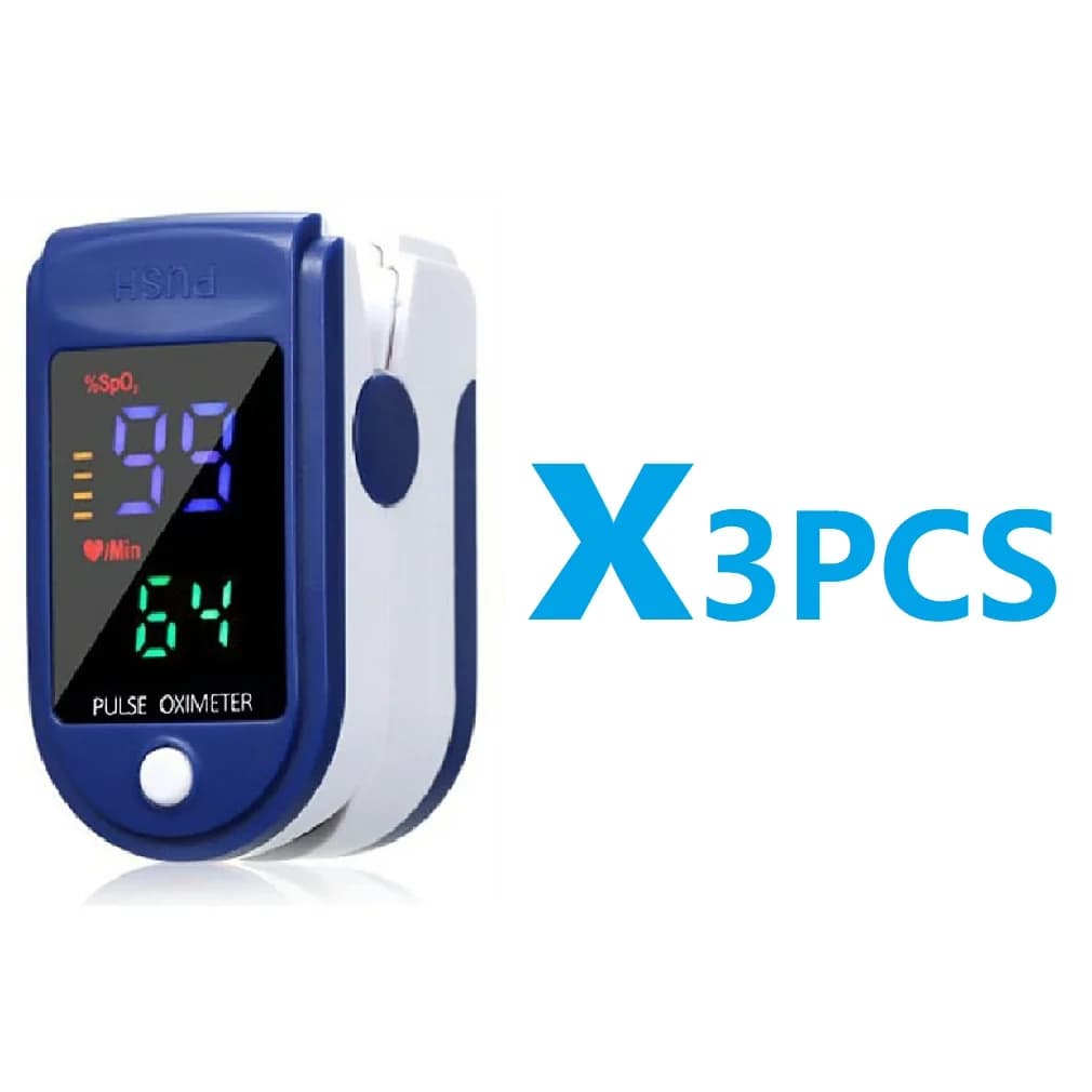 1/3pcs Handheld Pulse Oximeter Polso Blood Oxygen Saturation Monitor LED Display Oxymeter Test SpO2 Healthcare