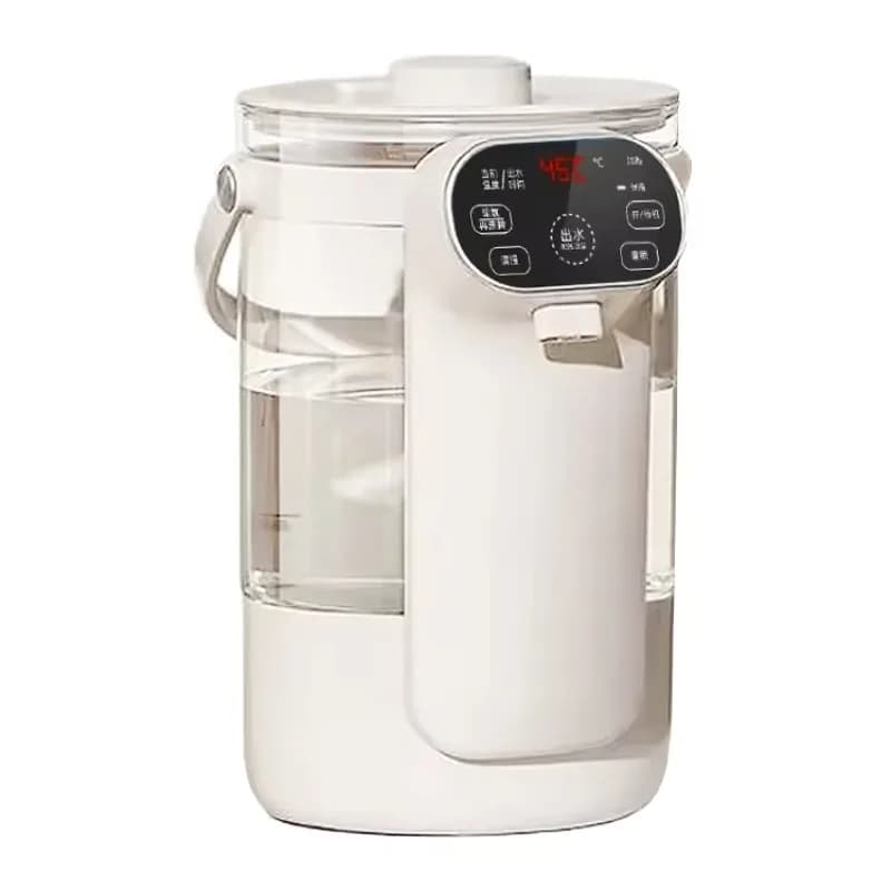 Bollitore elettrico multifunzionale per cucina Bollitore portatile in vetro ad alto borosilicato con regolazione della temperatura