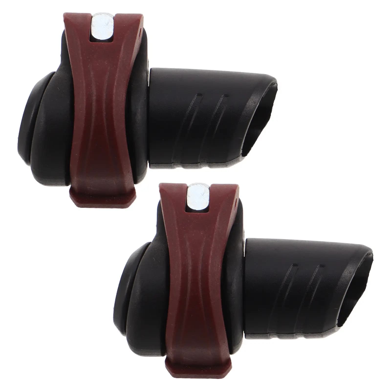 2Pcs Hiking Pole Replacement Clamps Quick Lock Anti-Loosening External Lock for Trekking Sticks 16Mm Outdoor Mountaineering