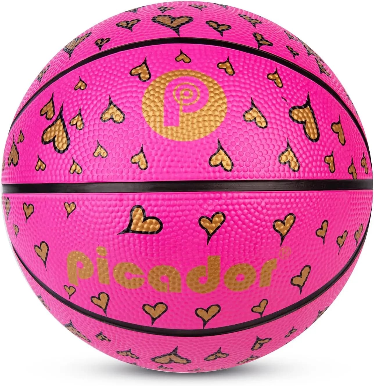 Pallone da basket taglia 3 per bambini, mini pallone in gomma per gioco interno ed esterno, 22 pollici