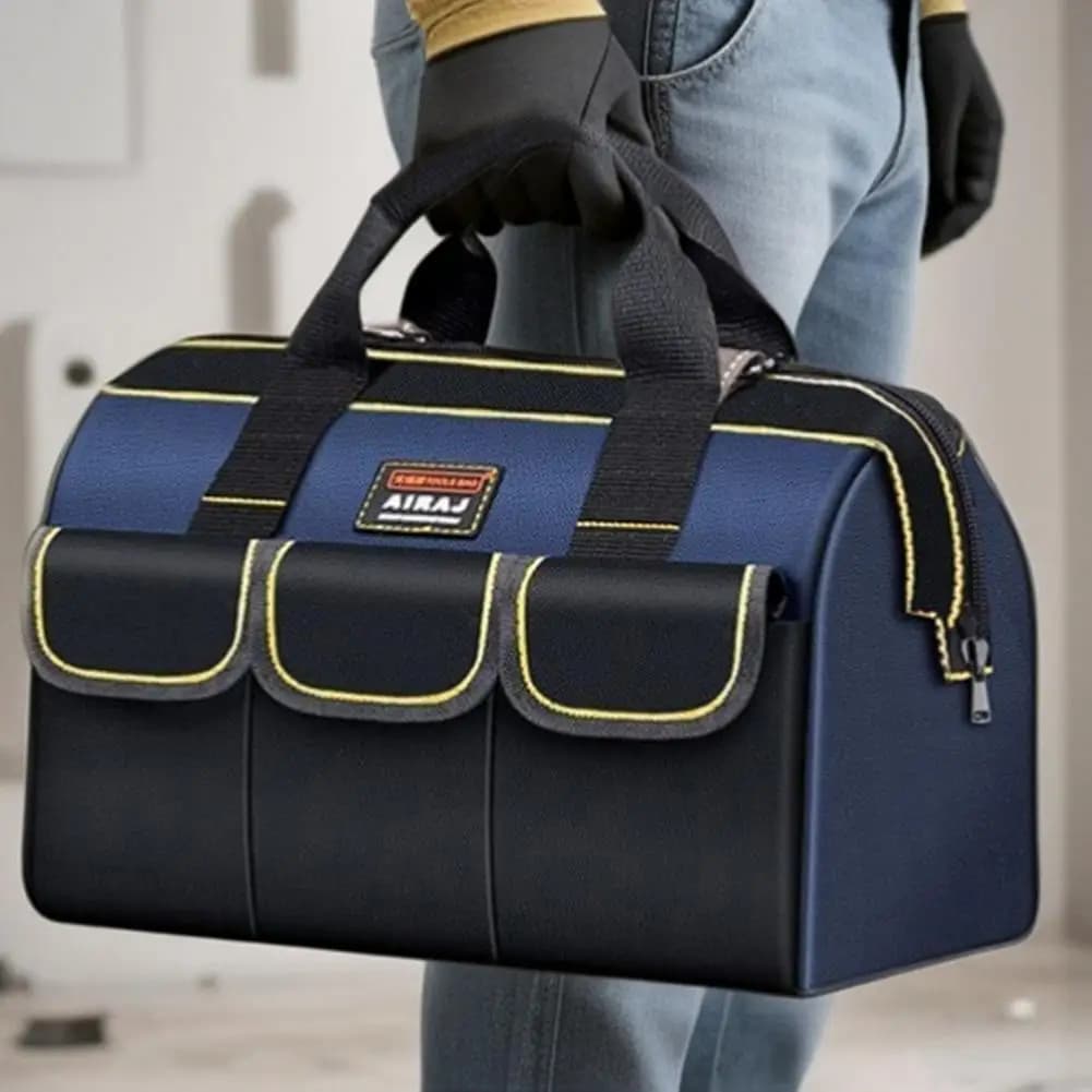 Kit di attrezzi per elettricista da 13/16/18 pollici per manutenzione specifica per elettricisti Borsa organizer multitasche in tela ispessente portatile