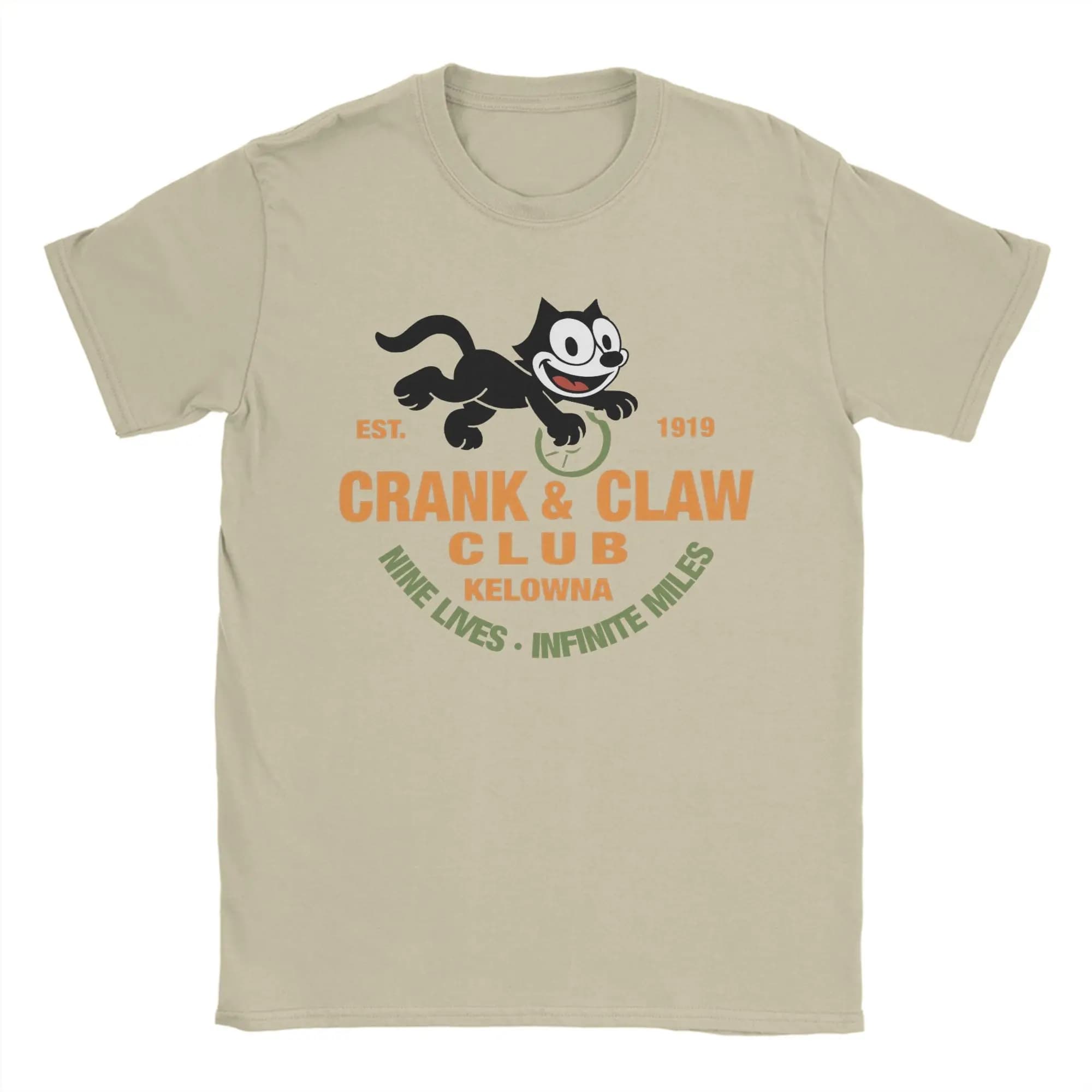 F-Felix the Cat - Crank & Claw Club Kelowna Apparel Men Women T Shirt Cotton Tee New Arrival Tops T-shirt