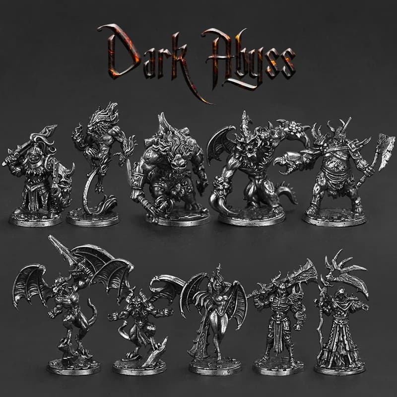 Metallo Dark Abyss Piccolo Soldato Giocattolo Modello Fatto a Mano Finito Parti di Automobili Gioco di Scacchi Gioielli Ragazzo Giocattolo Regalo