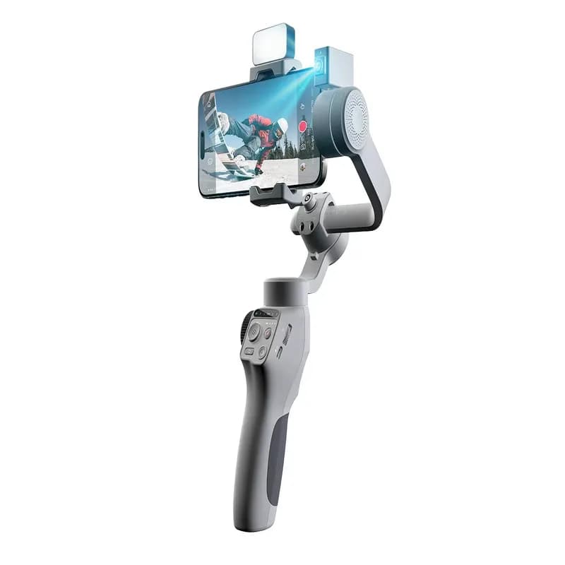 FUNSNAP Capture5 Smartphone Gimbal with Magnetic AI Tracker 500g Payload 10Hour Battery 3Axis Android iPhone