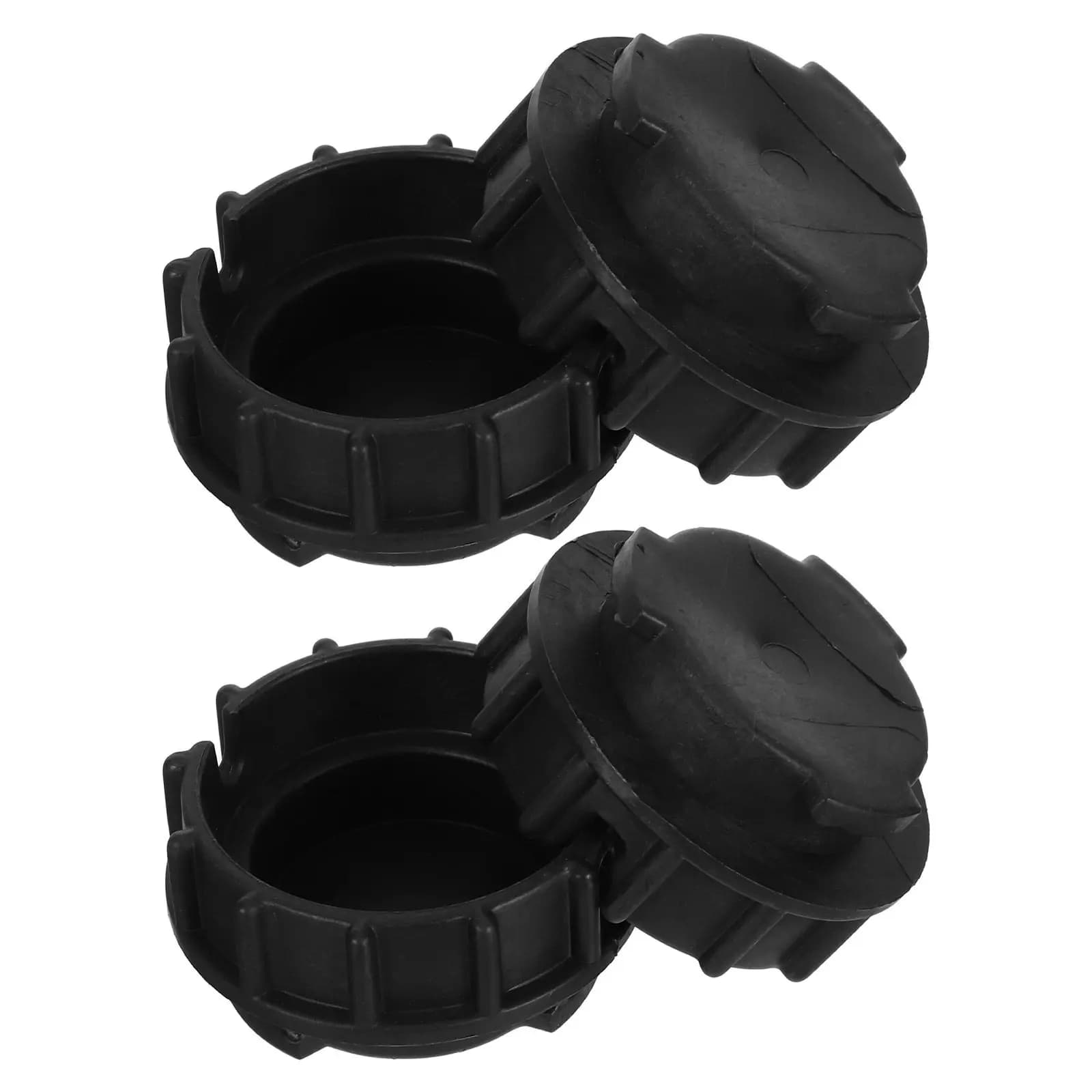 4Pcs Weatherproof Plastic Drain Stopper for Outdoor Compost Bins Large Garbage Containers Efficient Liquid Drainage Leak Proof