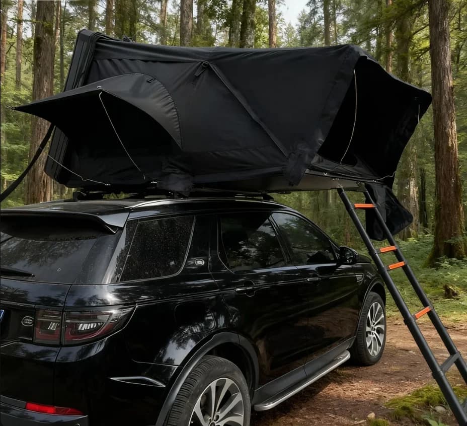 Waterproof Lightweight Roof Top Tent with Ladder for Outdoor Off-road Vehicle Camping