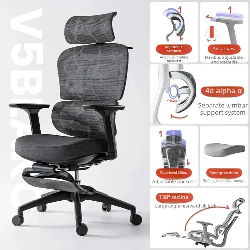 Gaming Room Comfy Office Chair Recliner Luxury Nordic Study Ergonomic Office Chair Computer Silla Oficinas Modern Furnitures
