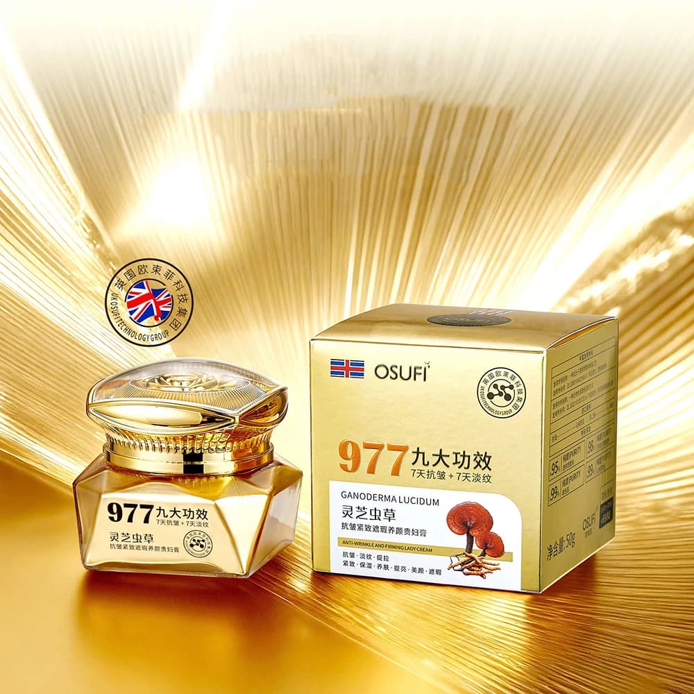 OSUFI Ganoderma Lucidum Cordyceps Revitalizing Radiant Corrector Beauty Cream Moisturizing Cream for Face Korea Skin Care Products