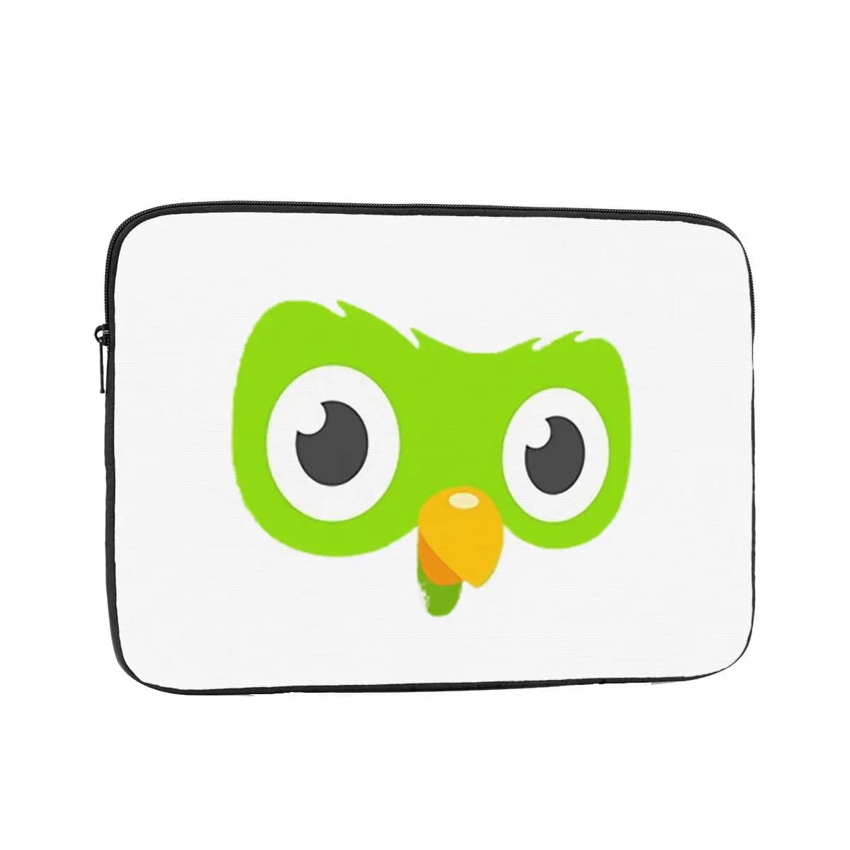Duolingo Owl Duo Custodia protettiva per laptop Borsa per notebook da 10 12 13 15 17 pollici Custodia antiurto per tablet